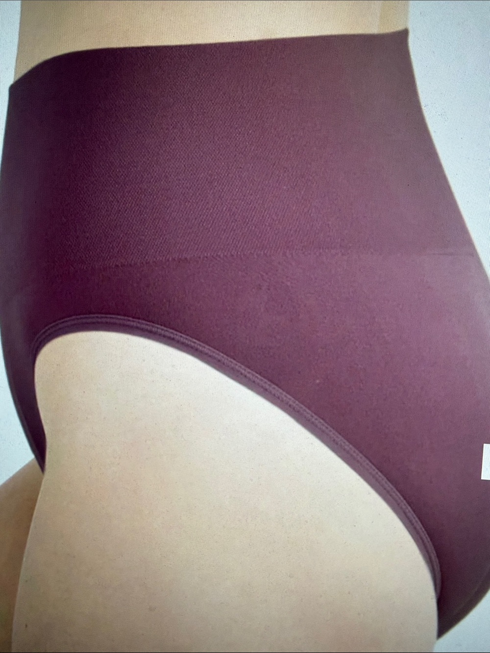 NWT Yummie Sage Shapewear Seamless Brief Crushed Berry L/XL Medium Hold Shaping